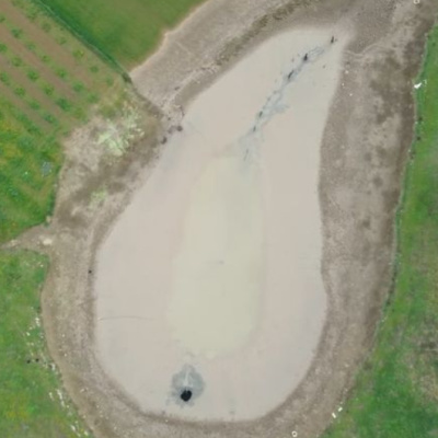 Şaşırtan olay: Gölet yok oldu