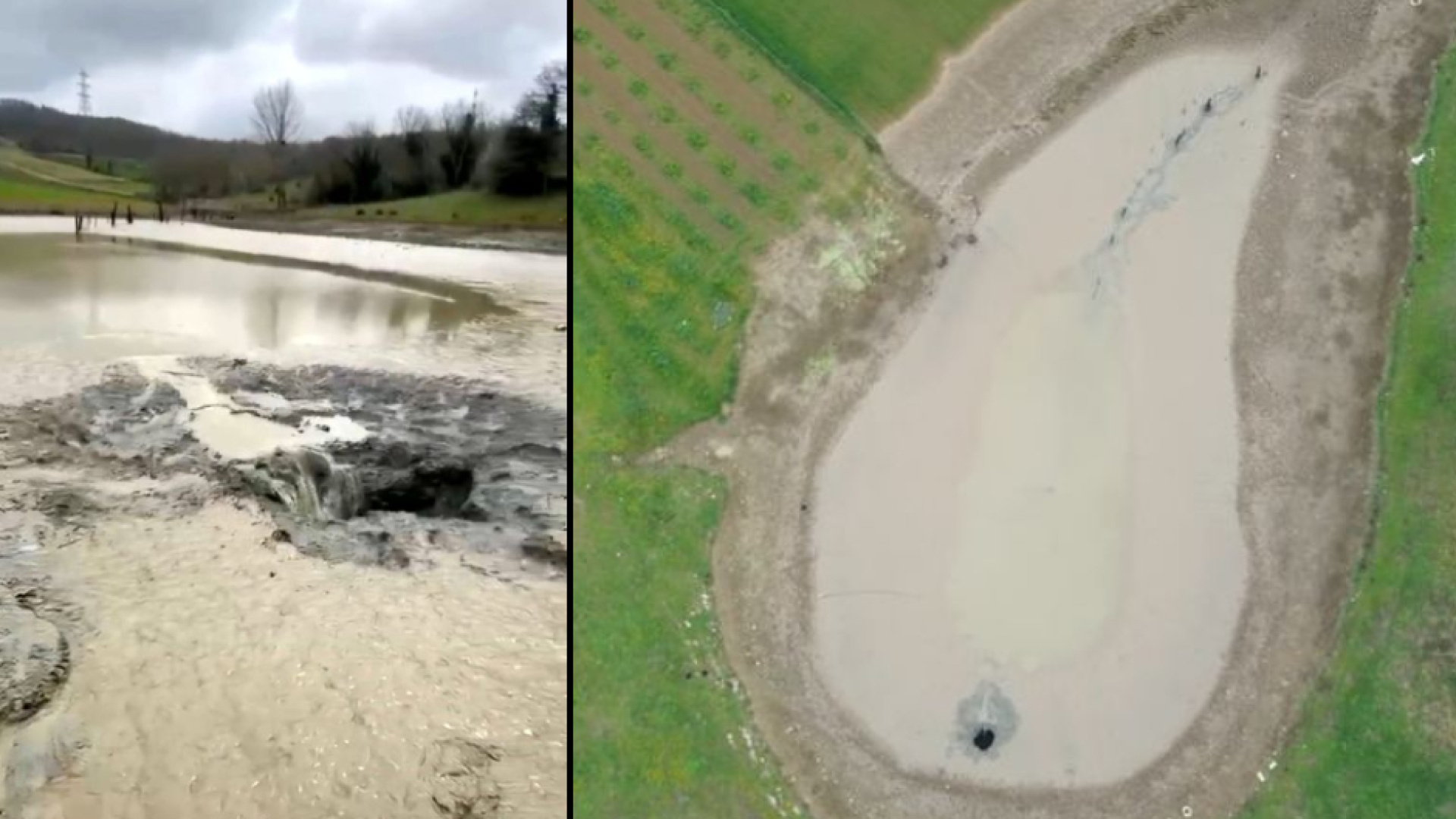 Şaşırtan olay: Gölet yok oldu | Son dakika haberle…