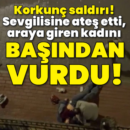 Sevgilisine ateş ederken araya giren kadını vurdu!