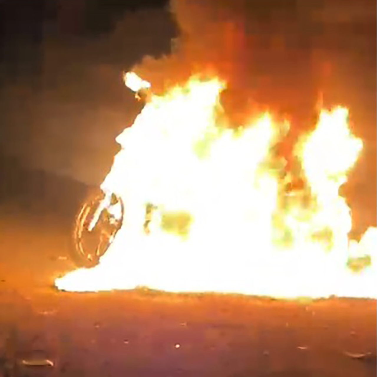 Ceza çok tutunca motoru yaktı