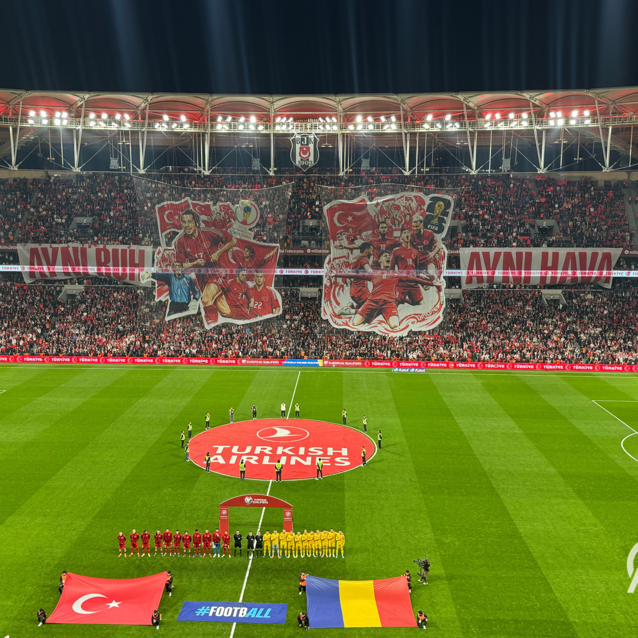 Milli maça özel koreografi!