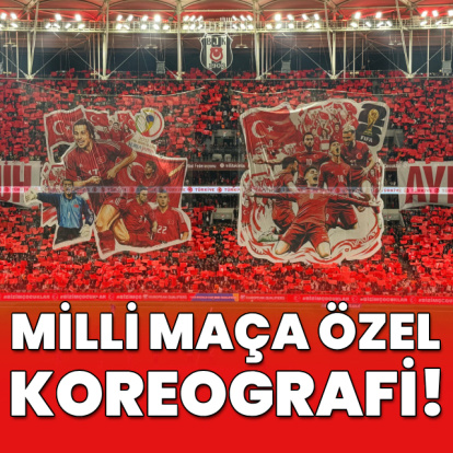 Milli maça özel koreografi!