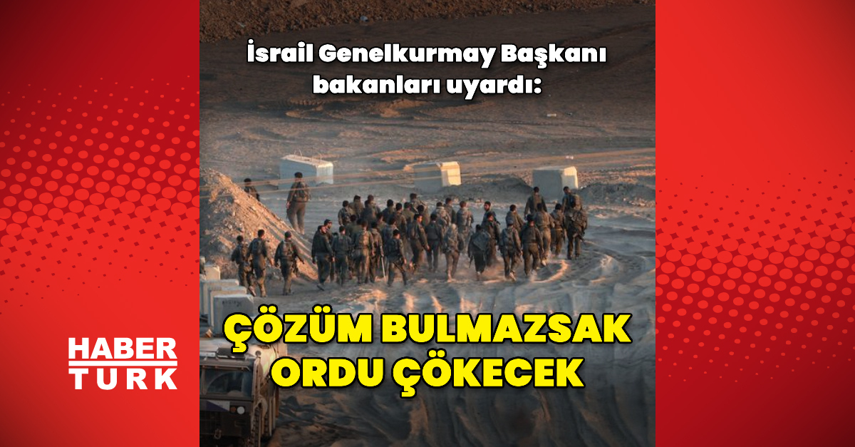 İsrail Ordusu Büyük Personel Krizi