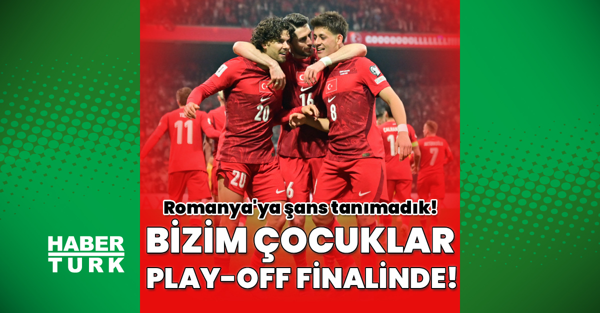 Türkiye A Milli Takımı Romanya'yı Mağlup Ediyor