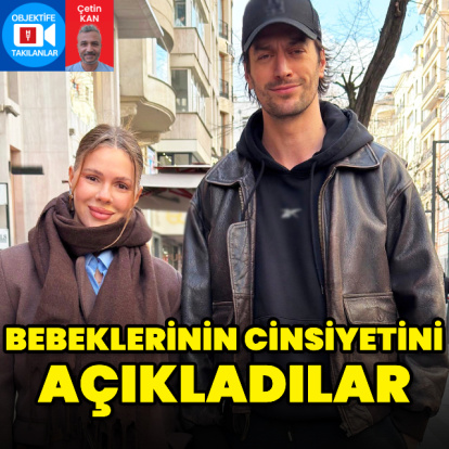 Bebeklerinin cinsiyetini açıkladılar
