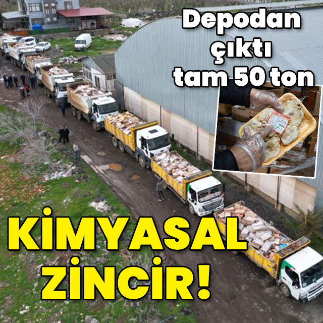 Önce takip sonra baskın! Depodan çıktı tam 50 ton! Kimyasal zincir!