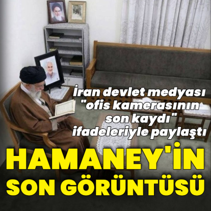 Hamaney'in son görüntüsü paylaşıldı