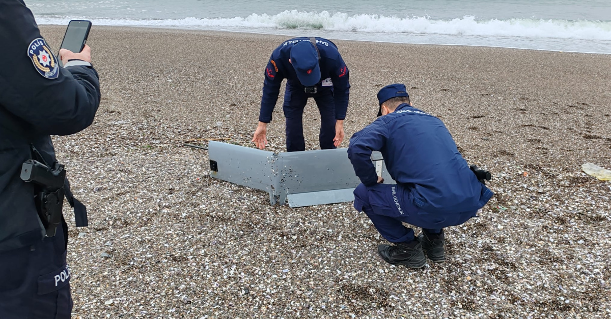 Sakarya'da İHA parçaları bulundu
