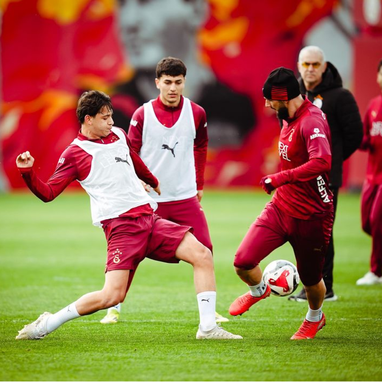 Galatasaray, milli arada hazırlıklarını sürdürdü