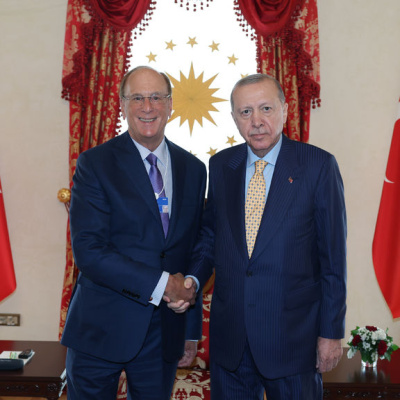 Cumhurbaşkanı Erdoğan WEF Başkanı ile görüştü