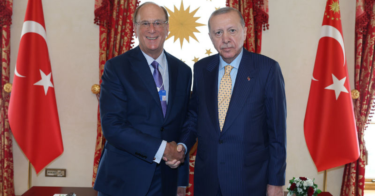 Erdoğan WEF Başkanı ile görüşmek üzere Dolmabahçe'ye