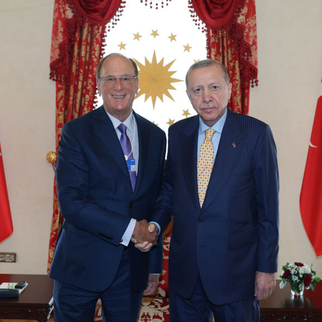 Cumhurbaşkanı Erdoğan WEF Başkanı ile görüştü