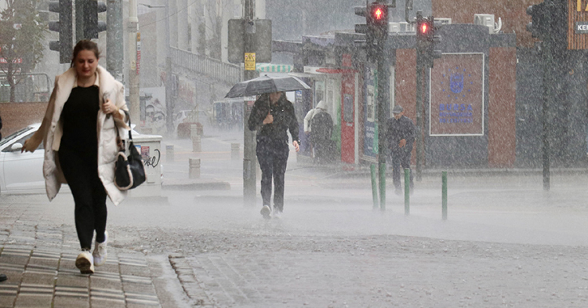 Bursa'dakuvvetli yağış uyarısı
