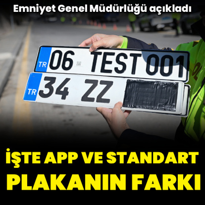 İşte APP ve standart plakanın farkı