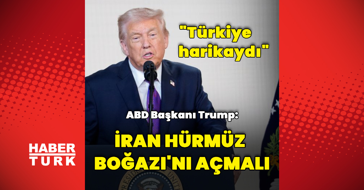 Trump İran'a Boğaz Açma Sonrası Anlaşmaları Davet