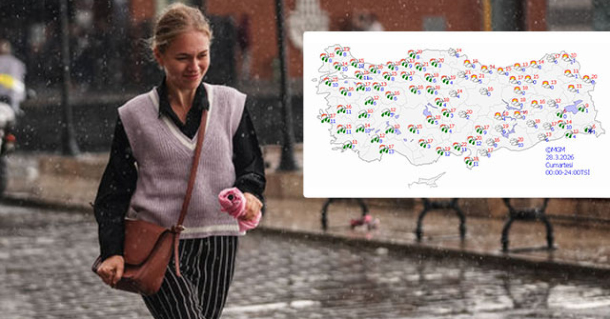 12 Kent İçin 'Sarı' Alarm! Yağışlar ve Sağanak Uyarısı