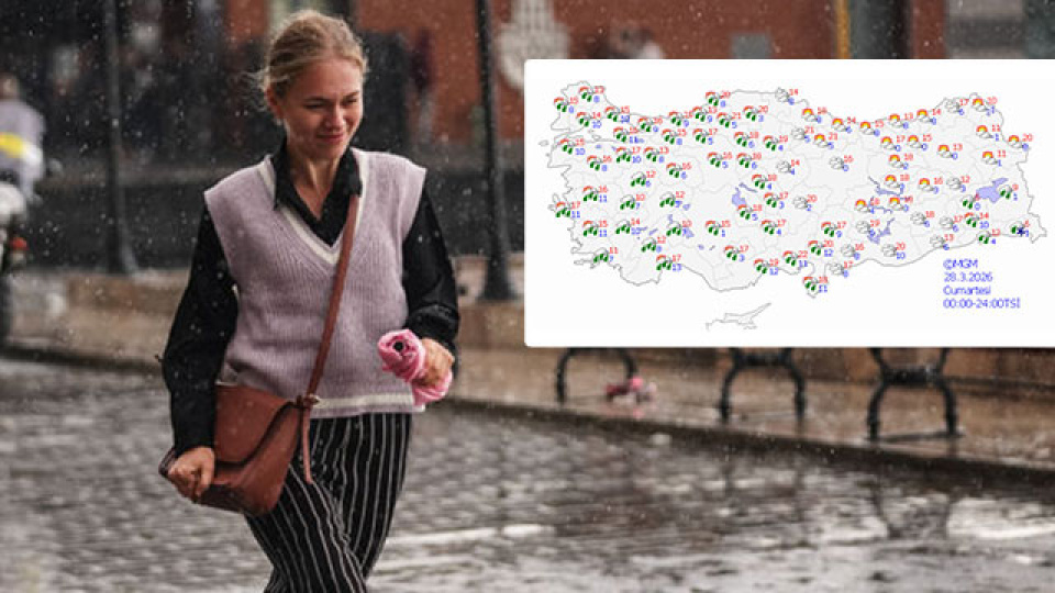 Meteoroloji saat verdi... 12 kent için "sarı" alarm! 7 bölgede yağış var!