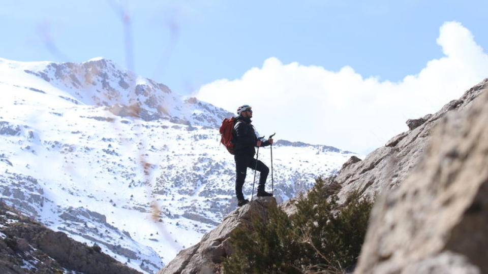 Dağların zirvelerine yaklaşık 150 tırmanış