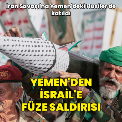 Yemen'den İsrail'e ilk kez füze fırlatıldı