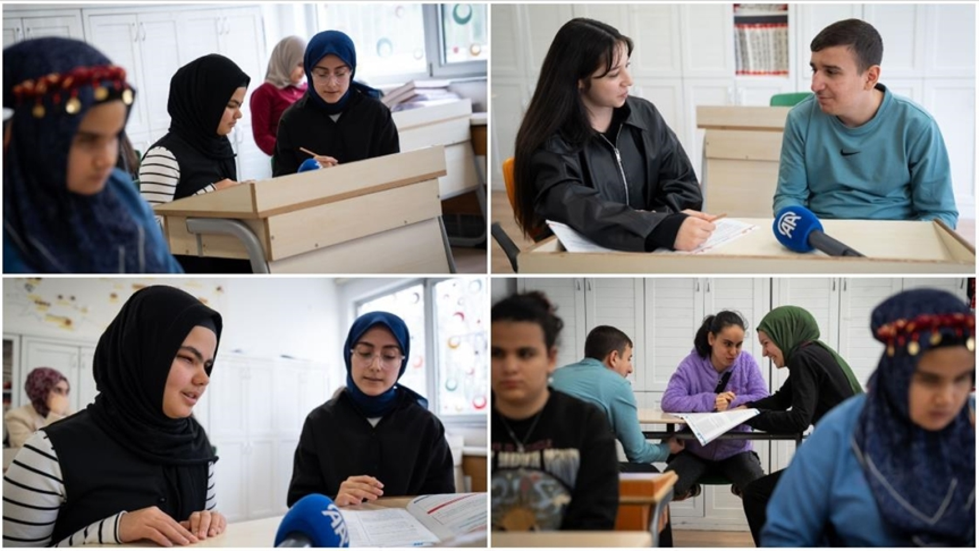 Görme Engelli Öğrenciler, Akranlarının Seslendirdiği Sorularla Sınavlara Hazırlanıyor