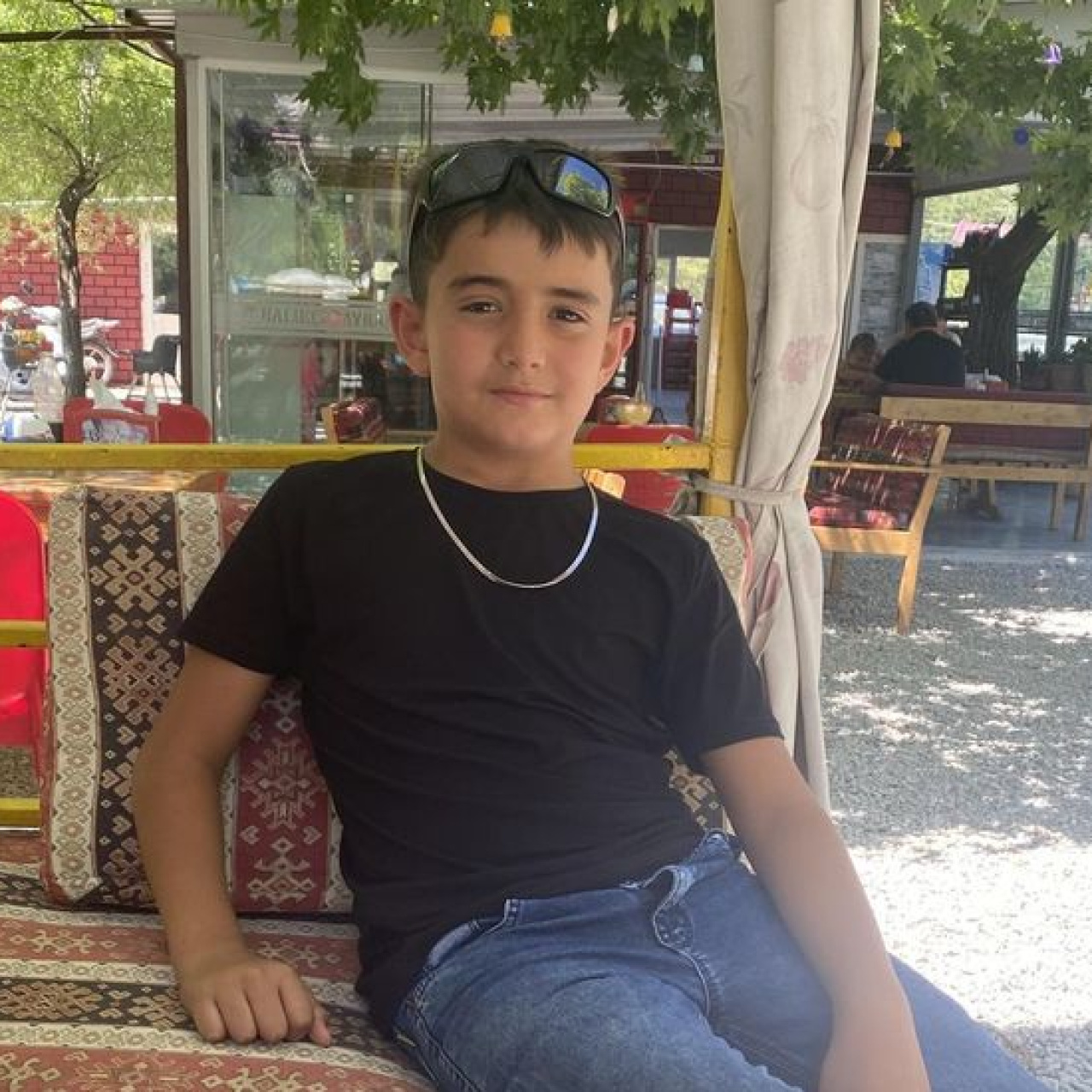 Motosikletli çocuk can verdi 