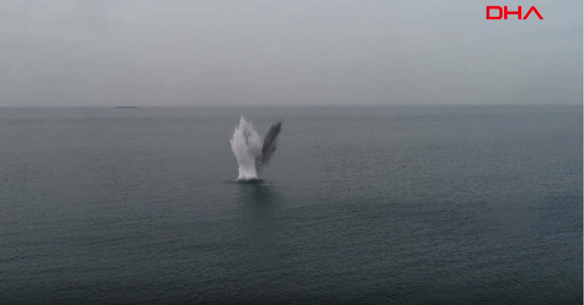 MSB: Karadeniz'de Mayın Tehlikesiyle Mücadelede 275 Şüpheli Cisim Imha