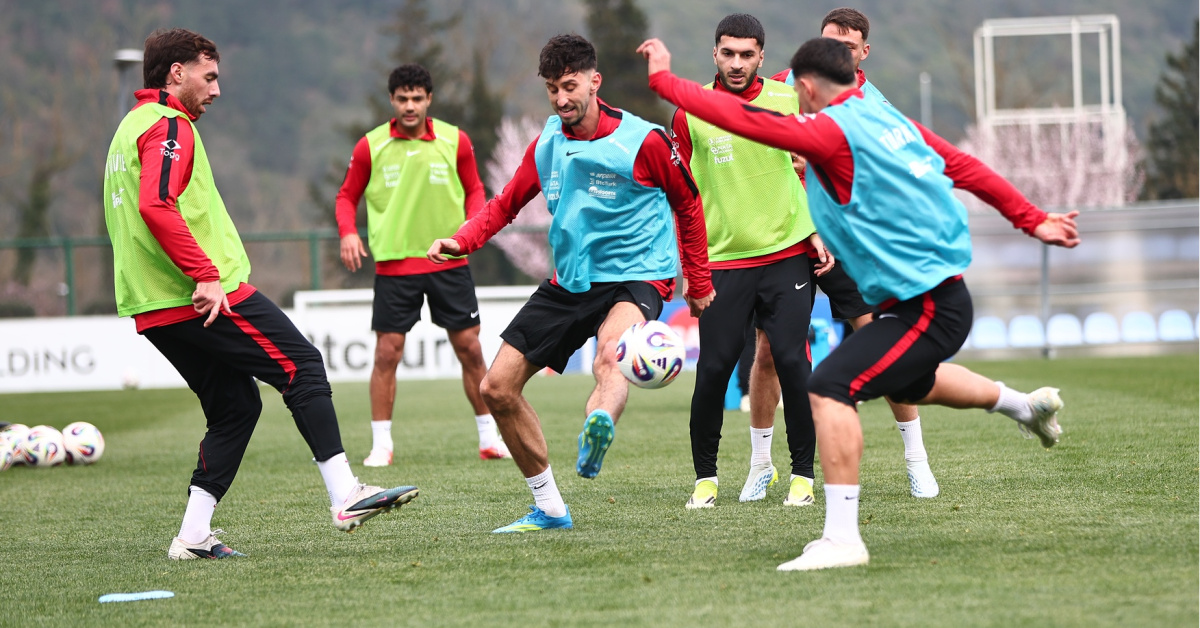 A Milli Takım Kosova Maçına Hazırlık Antrenmanı