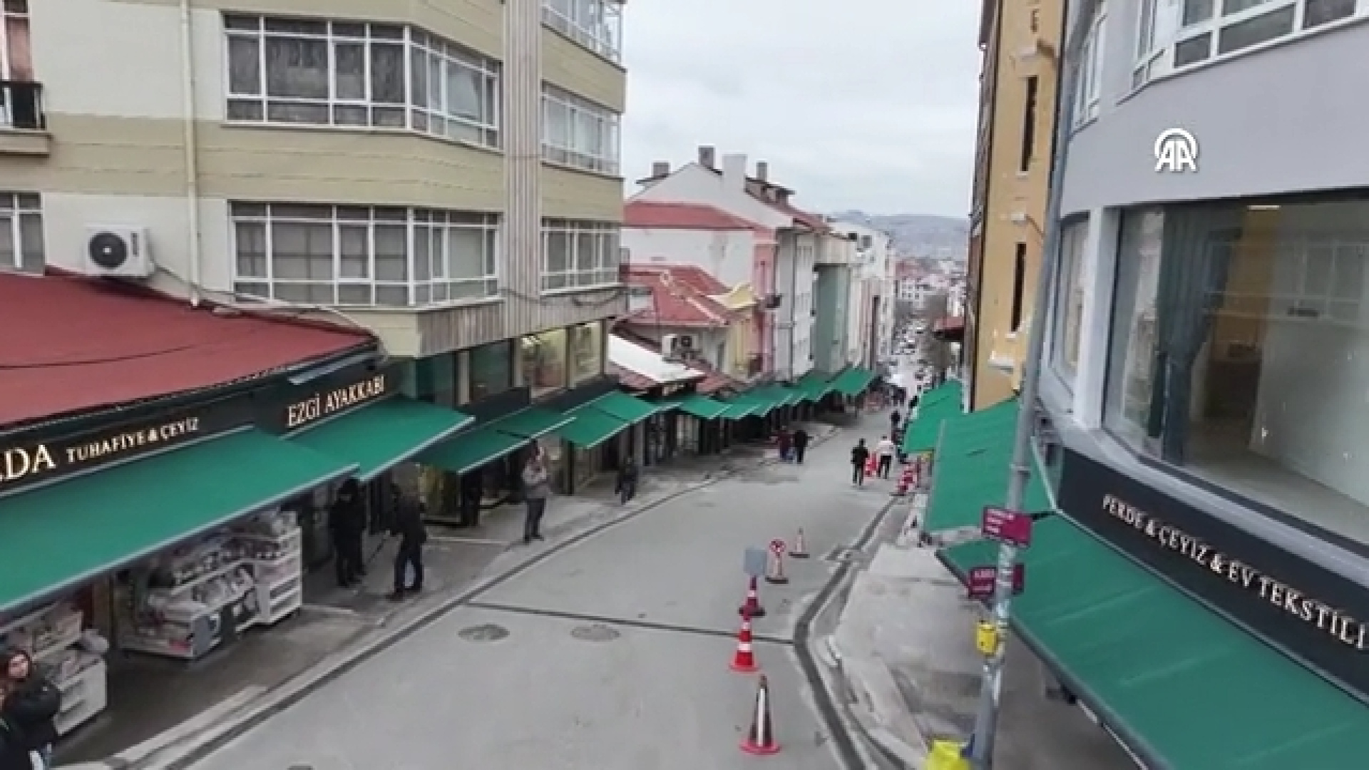 Ankara'da Tarihi Çıkrıkçılar Yokuşu'nun Sağlıklaştırma Projesi Tamamlandı