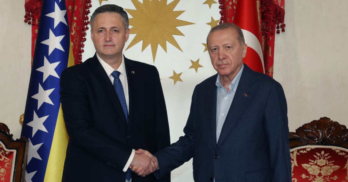 Erdoğan ve Becirovic resmi görüşmeleri