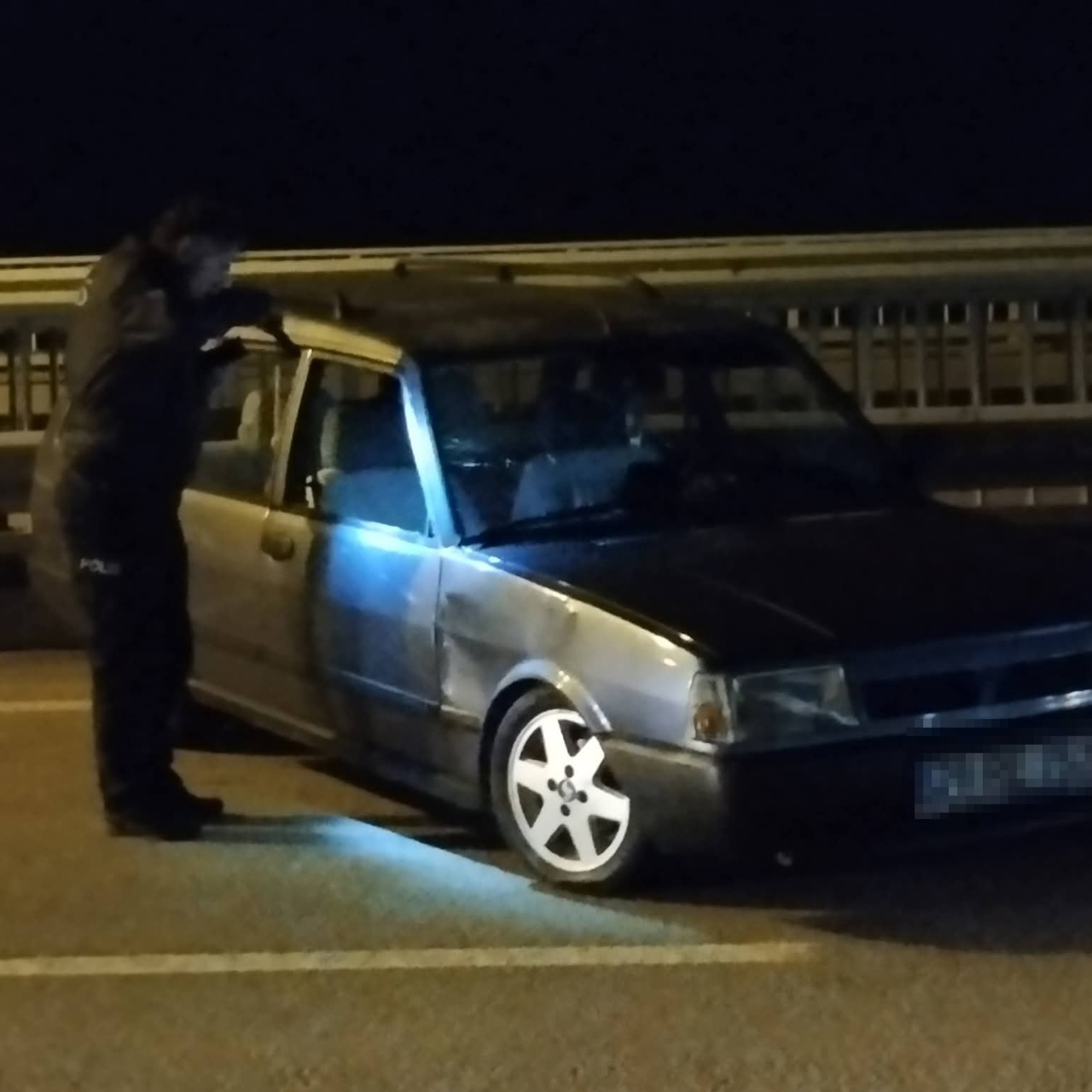 Taciz davasındaki mağdur, kazada yaralandı