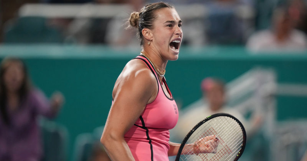 Aryna Sabalenka, Miami Açık'taikinci şampiyonluğuna ulaştı!