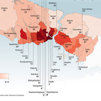 İstanbul sel riski haritası yayınlandı