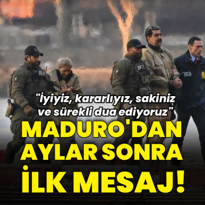 Maduro'dan ilk mesaj!