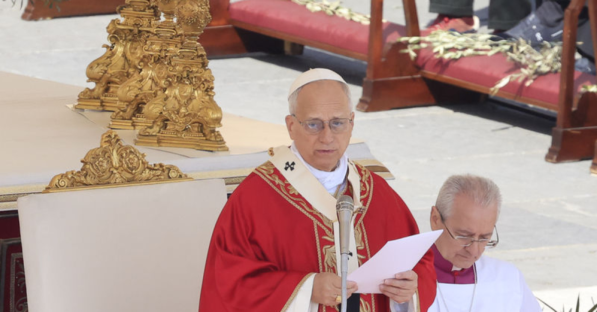 Papa14. Leo Palmiye Pazarı'nda barış çağrısı