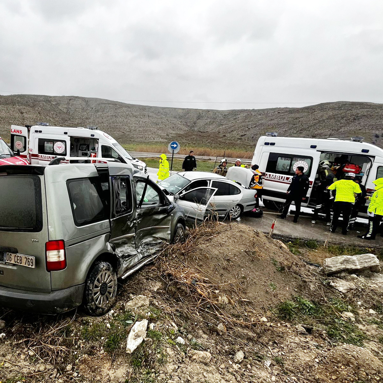 Feci kazada 1 kişi öldü, 4 kişi yaralandı