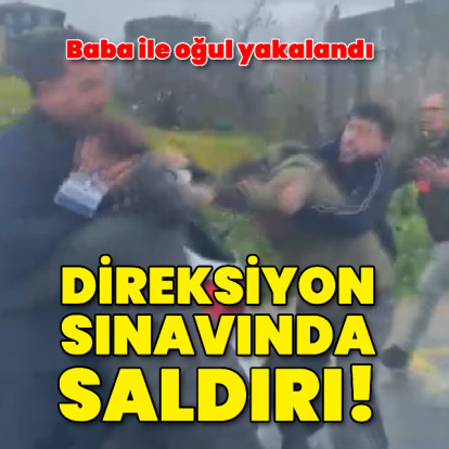 Direksiyon sınavında saldırı! 2 kişi yakalandı