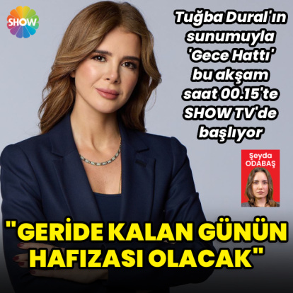 "Geride kalan günün hafızası olacak"
