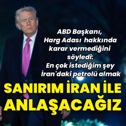 Trump'tan İran'a: Sanırım bir anlaşma yapacağız