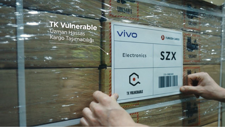 Turkish Cargo, vivo ürünlerini taşıyacak
