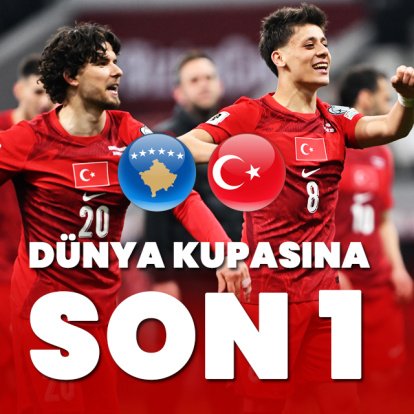 Dünya Kupası'na son 1 adım!