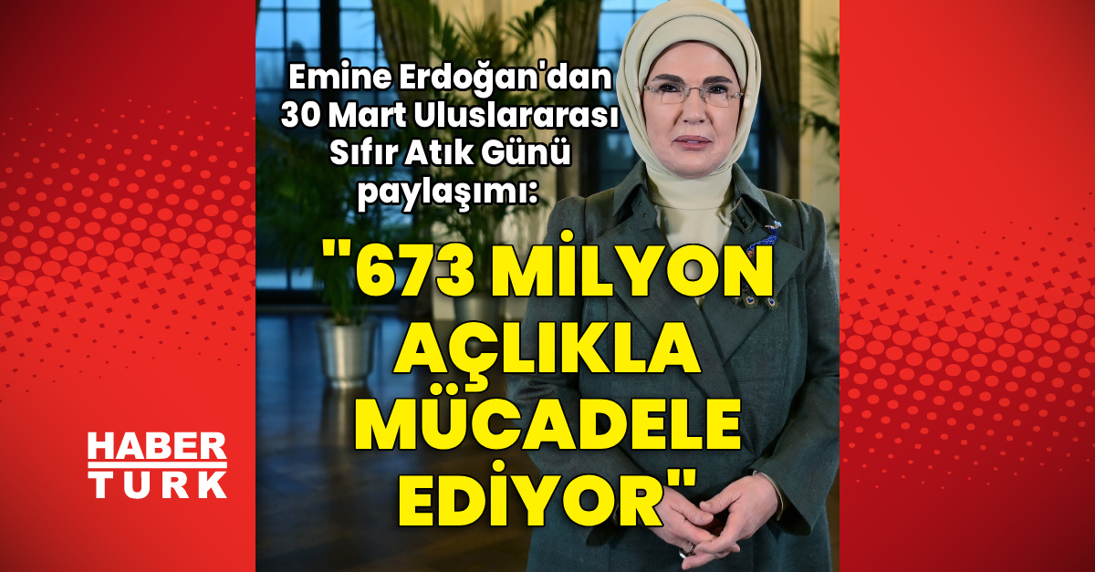 Emine Erdoğan'ın Uluslararası Sıfır Atık Günü ileGIYDA İŞRAFİ
