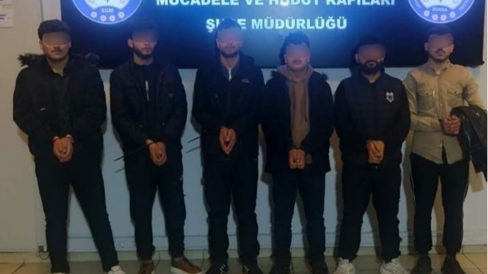 Bursa’da kaçak göçmen operasyonu: 17 yabancı uyruklu şahıs yakalandı