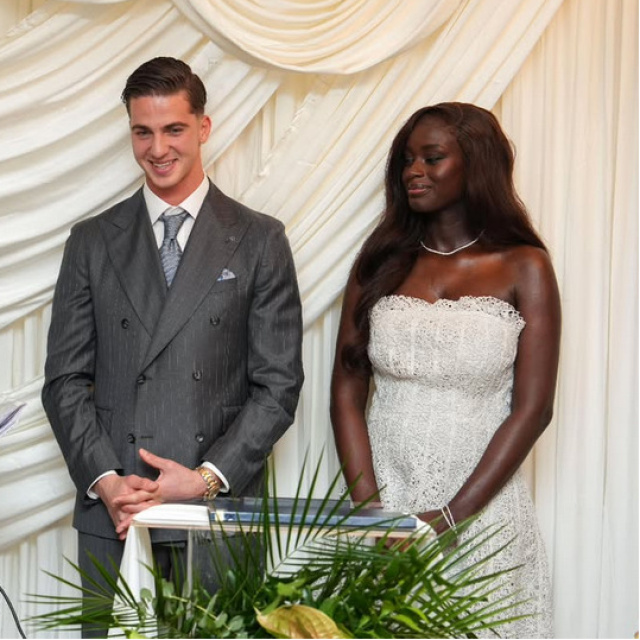 Milli futbolcu evlendi