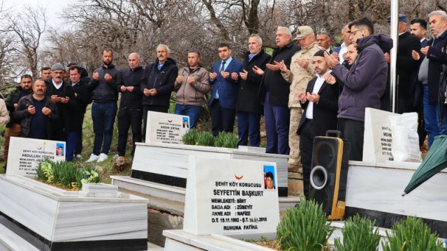 Siirt'te şehitler için anma töreni