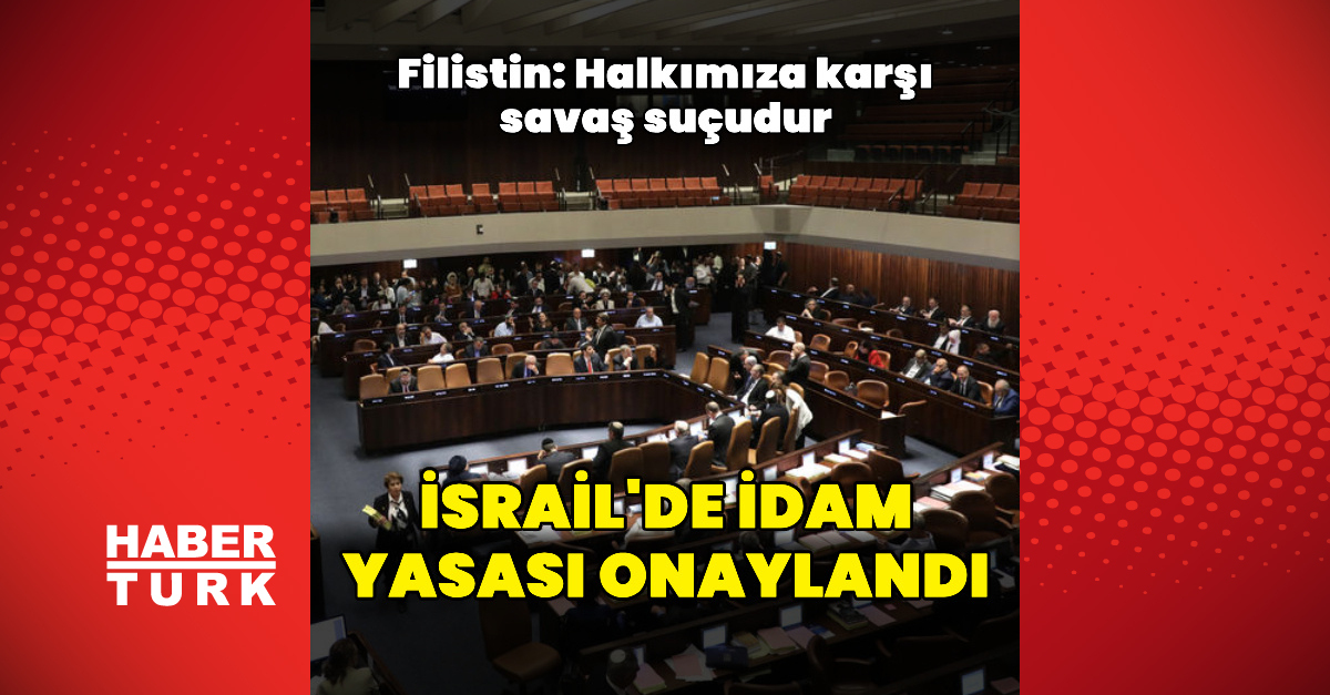 İsrail Meclisi İdam Cezası Yasasını Onayladı