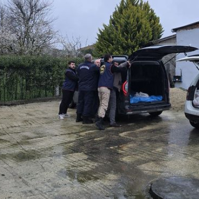 306 kilo at eti ele geçirildi