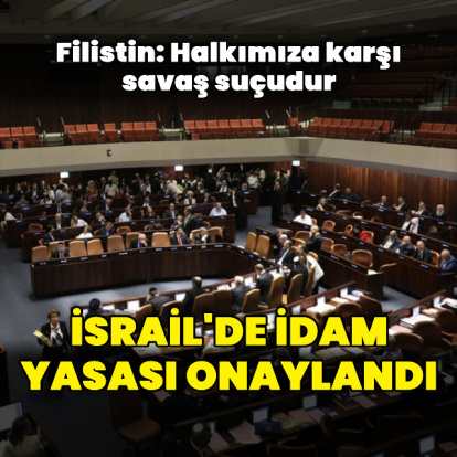 İsrail Meclisi, idam cezası yasasını onayladı