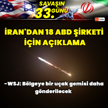 ABD İsrail İran Savaşı'nda son gelişmeler!