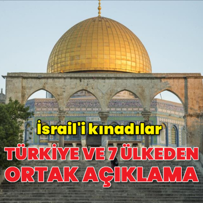 Türkiye ve 7 ülkeden ortak açıklama