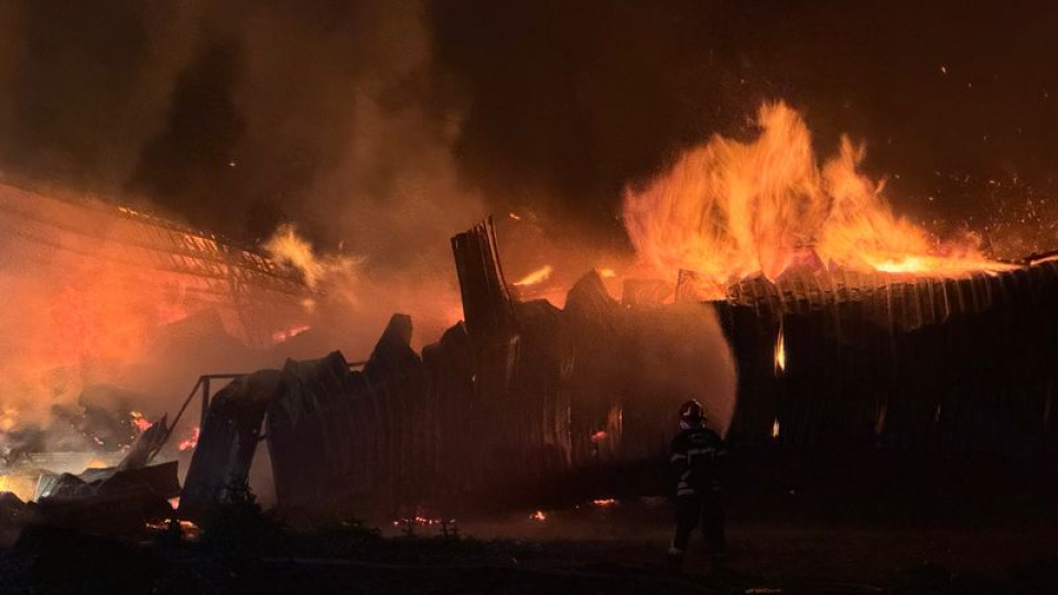 Osmaniye'de kağıt fabrikasında yangın